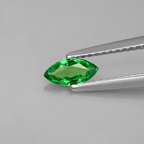 Granato tsavorite naturale verde da 0,33 ct, marchesa, VVS-VS