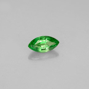 Granato tsavorite naturale verde da 0,34 ct, marchesa, VVS-VS