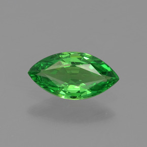 Granato tsavorite naturale verde da 0,38 ct, marchesa, VVS-VS