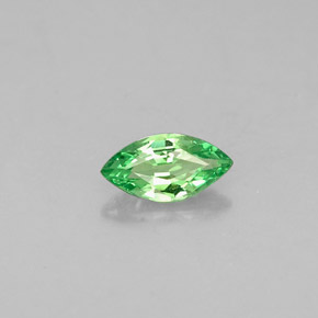 Granato tsavorite naturale verde da 0,27 ct, marchesa, VVS-VS
