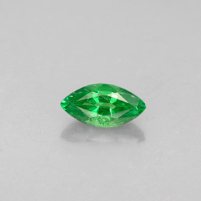 Granato tsavorite naturale verde da 0,30 ct, marchesa, VS