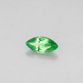 Granato tsavorite naturale verde da 0,24 ct, marchesa, VVS-VS