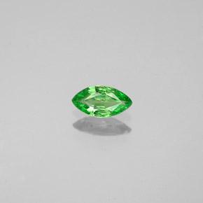 Granato tsavorite naturale verde da 0,25 ct, marchesa, SI