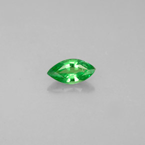Granato tsavorite naturale verde da 0,25 ct, marchesa, VVS-VS