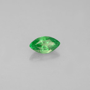 Granato tsavorite naturale verde da 0,35 ct, marchesa, VVS-VS