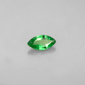 Granato tsavorite naturale verde da 0,31 ct, marchesa, VVS-VS