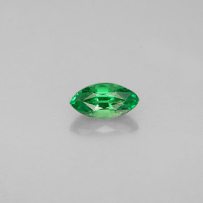 Granato tsavorite naturale verde da 0,36 ct, marchesa, VVS-VS