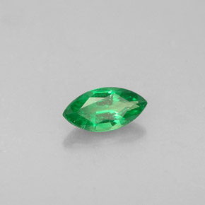 Granato Tsavorite Cromo verde naturale da 0.29 ct, Taglio marquise, VVS-VS