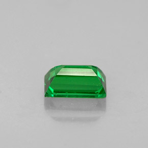Granato Tsavorite Cromo verde naturale da 0.44 ct, Taglio a baguette, VVS-VS
