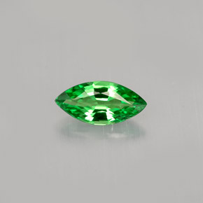 Granato Tsavorite Verde naturale da 0.58 ct, Taglio marquise, VVS-VS