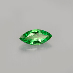 Granato Tsavorite Verde naturale da 0.58 ct, Taglio marquise, VVS-VS