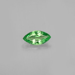 Granato tsavorite naturale verde da 0,39 ct, marchesa, VVS-VS