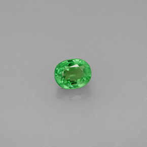 Granato tsavorite naturale verde da 0,48 ct, taglio ovale, VS