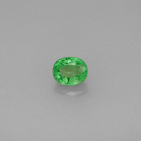 Granato tsavorite naturale verde da 0,48 ct, taglio ovale, VS