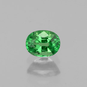 Granato Tsavorite Verde naturale da 0.35 ct, Taglio ovale, VS-SI