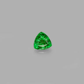 Granato tsavorite naturale verde da 0,30 ct, trillion, VS