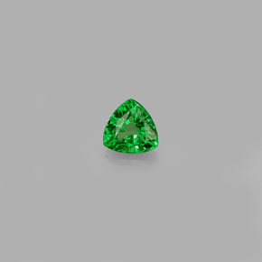 Granato tsavorite naturale verde da 0,30 ct, trillion, VS