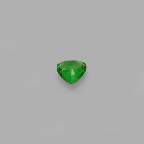 Granato tsavorite naturale verde da 0,30 ct, trillion, VS