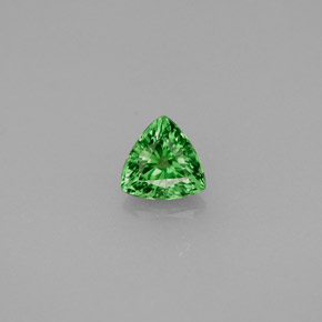 Granato Tsavorite Cromo verde naturale da 0.47 ct, Taglio trillion, VVS-VS