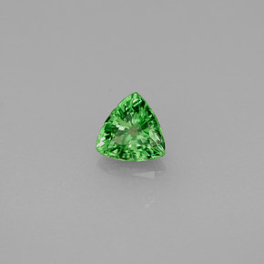 Granato Tsavorite Cromo verde naturale da 0.47 ct, Taglio trillion, VVS-VS