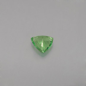 Granato tsavorite naturale verde da 0,35 ct, trillion, VVS-VS