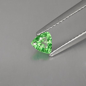 Granato Tsavorite Cromo verde naturale da 0.34 ct, Taglio trillion, VS