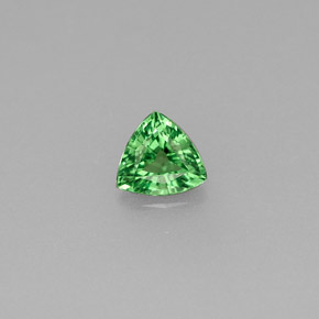 Granato Tsavorite Cromo verde naturale da 0.22 ct, Taglio trillion, VS