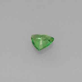 Granato Tsavorite Cromo verde naturale da 0.22 ct, Taglio trillion, VS