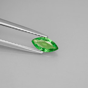 Granato tsavorite naturale verde da 0,42 ct, marchesa, VS