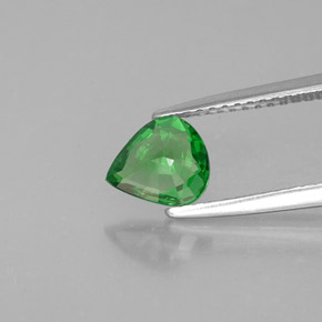 Granato tsavorite naturale verde da 0,94 ct, taglio a pera, VS