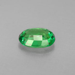 Granato tsavorite naturale verde da 1,07 ct, taglio ovale, VVS