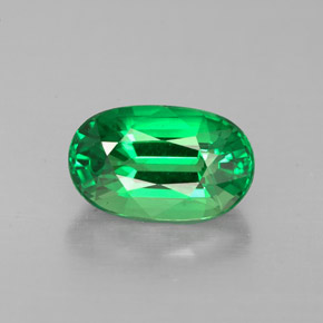 Granato Tsavorite Cromo verde naturale da 1.49 ct, Taglio ovale, VVS