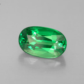 Granato Tsavorite Cromo verde naturale da 1.49 ct, Taglio ovale, VVS