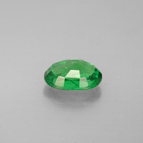 Granato Tsavorite Cromo verde naturale da 1.37 ct, Taglio ovale, VS