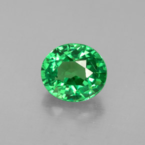 Granato tsavorite naturale verde da 1,00 ct, taglio ovale, VVS-VS