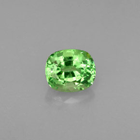 Granato tsavorite naturale verde da 0,88 ct, taglio a cuscino, VS