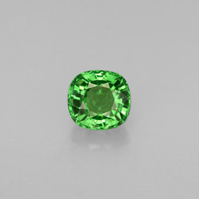 Granato tsavorite naturale verde da 0,76 ct, taglio a cuscino, VS