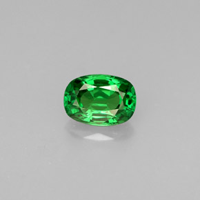 Granato Tsavorite Verde chiaro naturale da 0.61 ct, Taglio a cuscino, VS
