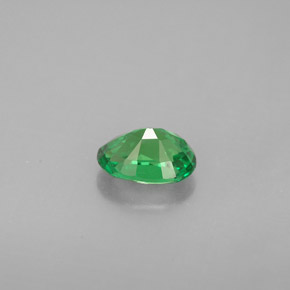 Granato tsavorite naturale verde da 0,90 ct, taglio ovale, VVS-VS