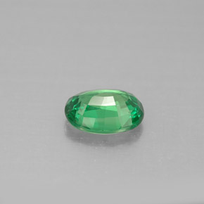 Granato Tsavorite Verde chiaro naturale da 1.37 ct, Taglio ovale, VS