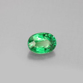 Granato tsavorite naturale verde da 1,14 ct, taglio ovale, VVS-VS