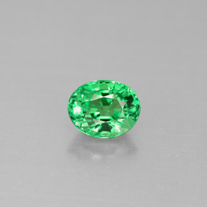 Granato Tsavorite Verde chiaro naturale da 0.98 ct, Taglio ovale, VS