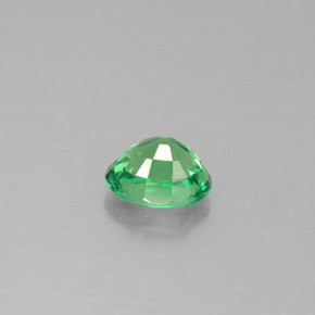 Granato Tsavorite Verde chiaro naturale da 0.98 ct, Taglio ovale, VS