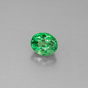 Granato tsavorite naturale verde da 1,10 ct, taglio ovale, VS