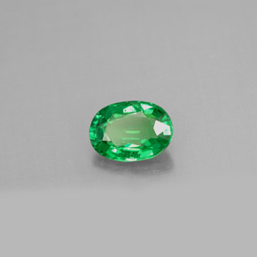 Granato Tsavorite Verde naturale da 1.14 ct, Taglio ovale, VS