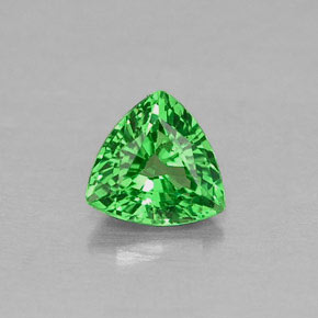 Granato Tsavorite Verde naturale da 0.28 ct, Taglio trillion, VVS-VS
