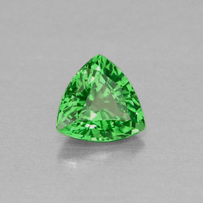 Granato Tsavorite Verde naturale da 0.28 ct, Taglio trillion, VVS-VS