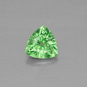 Granato Tsavorite Verde naturale da 0.26 ct, Taglio trillion, VS