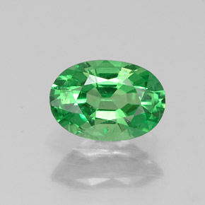 Granato Tsavorite Verde naturale da 0.64 ct, Taglio ovale, SI