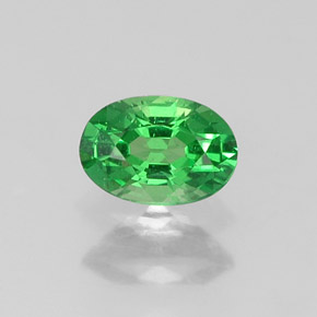 Granato tsavorite naturale verde da 0,35 ct, taglio ovale, VS